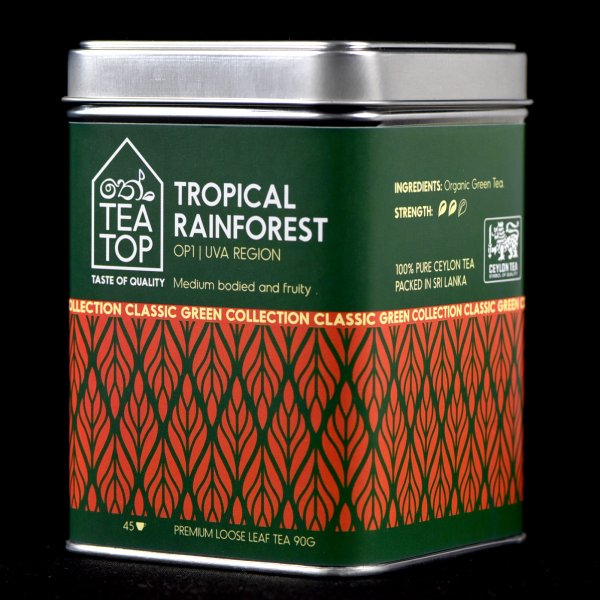 Tropical Rainforest Organic Green Tea OP1 Uva region pure Ceylon Tea