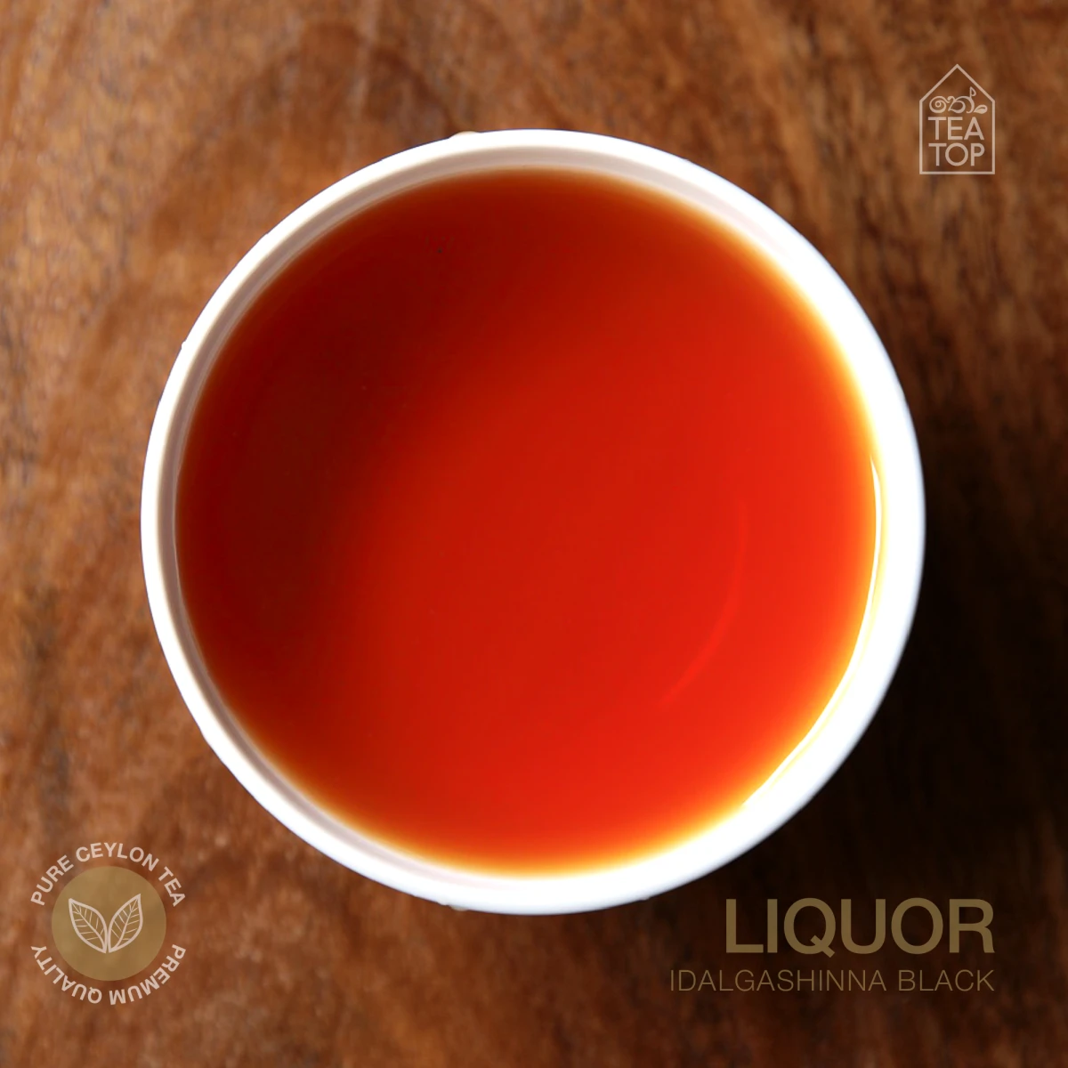 Idalgashinna Organic Black Tea Uva  Tea Liquor