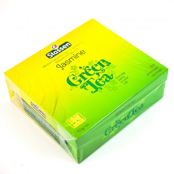 Stassen Jasmine Green 100 Envelop Tea Bags image