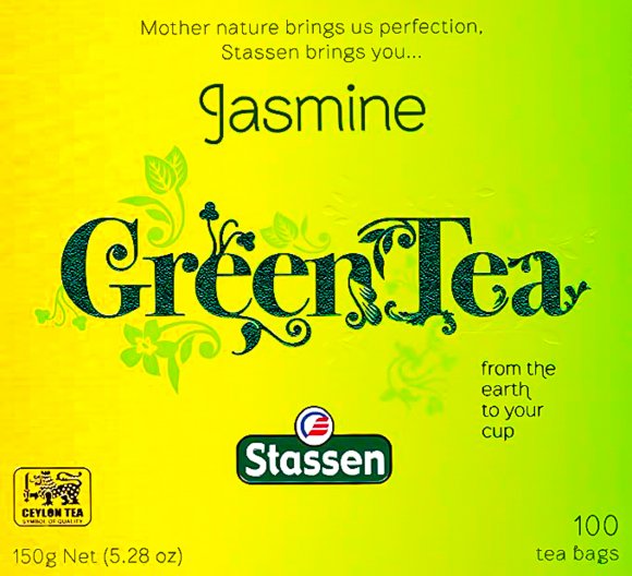 Stassen Jasmine Green 100 Tea Bags image